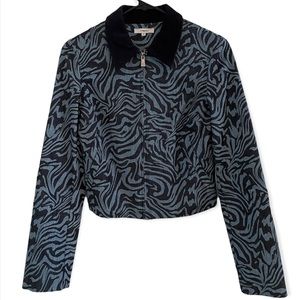 Miaou blue zebra Kai jacket - size small
